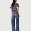 Jeans mit weitem Bein