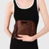 Leather Mini M Bag with Nuts