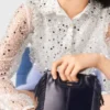 Jumpsuit aus Tweed mit Pailletten