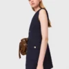 Jumpsuit aus Wollmischung mit Lagen-Effekt