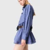 Jumpsuit mit abnehmbarem Kragen
