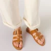K.Jacques Leder-Gladiator-Sandalen