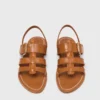 K.Jacques Leder-Gladiator-Sandalen