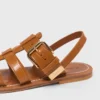 K.Jacques Leder-Gladiator-Sandalen