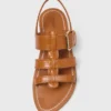 K.Jacques Leder-Gladiator-Sandalen