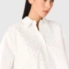 Kropp-Shirt mit Perlenverzierung