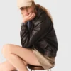 Kurze Lederjacke