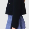 Kurze Tweedjacke, abnehmbarer Kragen