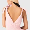 Kurzes, ausgestelltes Baumwollkleid