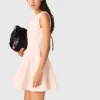 Kurzes, ausgestelltes Tweed-Kleid