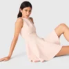 Kurzes, ausgestelltes Tweed-Kleid