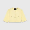 Kurzärmelige Tweedjacke