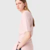 Kurzärmeliger Pullover mit Strasssteinen
