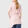 Kurzärmeliger Pullover mit Strasssteinen