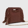 Leather Mini M Bag with Nuts