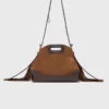 Leder und Wildleder Miss M Mini-Tasche