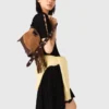 Leder und Wildleder Miss M Mini-Tasche