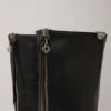 Lederstiefel mit spitzer Zehenpartie