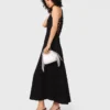 Luftiges Maxikleid mit geflochtenem Rücken
