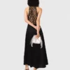 Luftiges Maxikleid mit geflochtenem Rücken