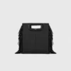 M Bag aus Glattleder mit Fransen