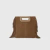 M Bag mit Fransen aus Wildleder