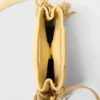 M Mini-Bag aus mattem Craquelé-Leder