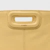 M Mini-Bag aus mattem Craquelé-Leder