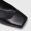 Mary Janes mit Absatz und Strasssteinen