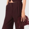 Maßgeschneiderte Anzughose mit hoher Taille
