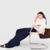 Matrosenhose aus Leinenmischung