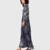 Maxi-Kleid mit Bandana-Print