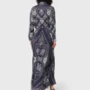 Maxi-Kleid mit Bandana-Print