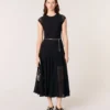 Maxikleid aus Häkel-Strick