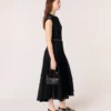 Maxikleid aus Häkel-Strick