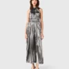 Maxikleid mit Falten