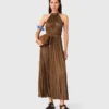 Maxikleid mit Falten