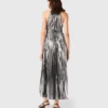 Maxikleid mit Falten