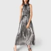 Maxikleid mit Falten