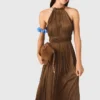 Maxikleid mit Falten