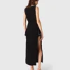 Maxikleid mit Juwelenkragen