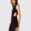 Maxikleid mit Juwelenkragen