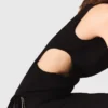 Maxikleid mit Juwelenkragen