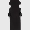Maxikleid mit Juwelenkragen