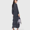 Maxikleid mit Rüschen