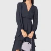 Maxikleid mit Rüschen