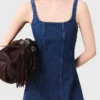 Midi-Jeans-Kleid