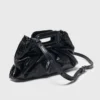 Milpli Mini-Clutch aus geknittertem Leder