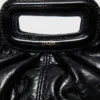 Milpli Mini-Clutch aus geknittertem Leder