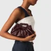 Milpli Mini-Clutch aus geknittertem Leder